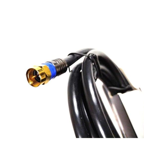 Blackweb 6 Feet Quad Shield Coax Cable Ideal for Home Theater Sytems 1843A - Picture 3 of 3
